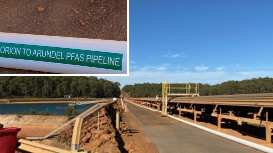 The regulator condemned the pipeline Alcoa built to move PFAS across a water supply dam as easily damaged and not built to requirements.