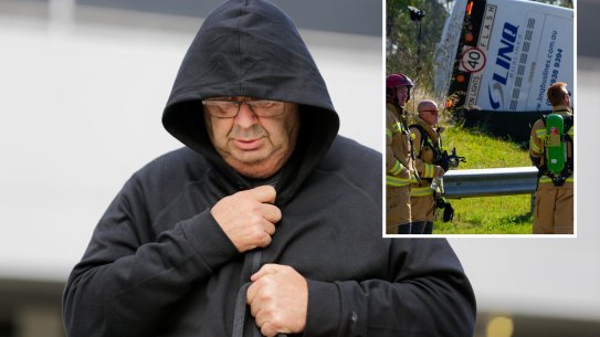 Brett Button leaves court