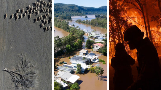 More frequent and intense natural disasters fuelled by climate change are forecast to cost NSW between $15.8 and $17.2 billion a year by 2061.