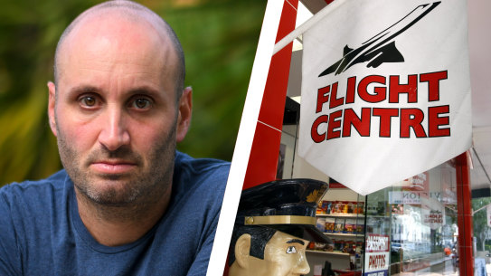 Adam Glezer has banded together with other disgruntled Flight Centre customers to investigate whether to lodge a class action to get their money back. 