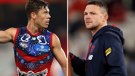 Red and the blue: Jake Melksham and Steven May.