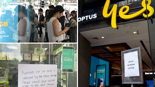 Optus customers have been without service since early on Wednesday morning.