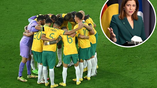 Sports minister Anika Wells has thrown her support behind the Socceroos after their statement on Qatar’s human rights record.