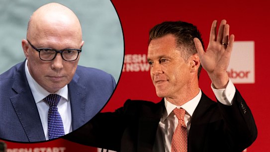 Federal Opposition Leader Peter Dutton has been sent a warning by Chris Minns’ Labor victory in NSW. 
