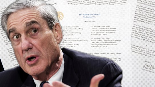 Robert Mueller report composite.