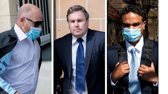 From left to right: Jason Onley, Adam Cranston and Dev Menon.