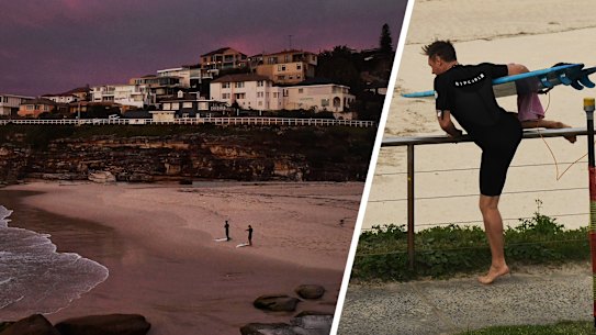 Sydney beaches composite image.