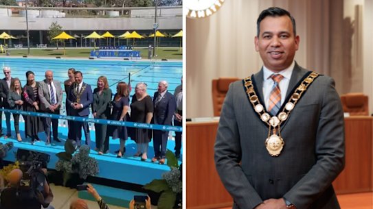 In the morning, Sameer Pandey opened Parramatta Aquatic Centre as mayor. By dinner, he was ousted as mayor by his colleagues.