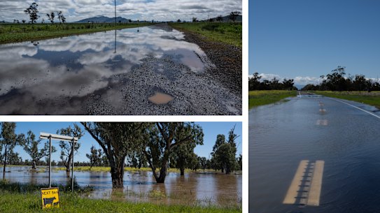 Wet weather has caused up to $3 billion worth of damage to roads across NSW. 