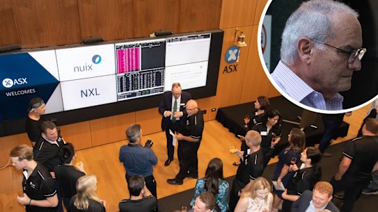 Nuix ASX launch in December 2020 and Tony Castagna.