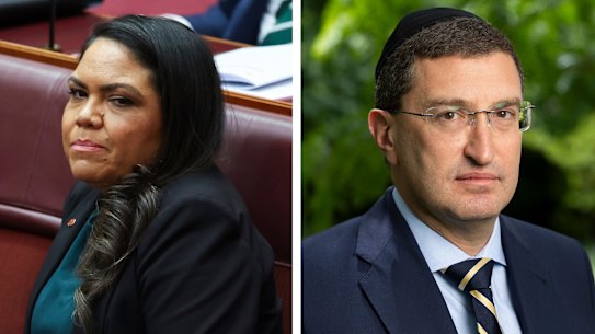 Jacinta Nampijinpa Price and Julian Leeser.