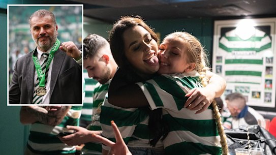 Celtic fans in Sydney