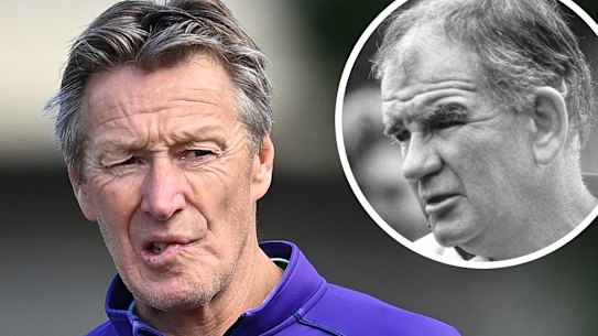 During his playing days at Canberra, Craig Bellamy spoke with Jack Gibson.