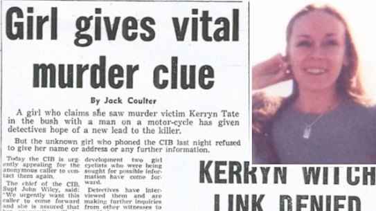 Kerryn Tate was killed south-east of Perth in the late 1970s. 