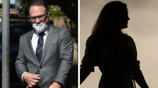 Michael Slater and one of his former girlfriends, Emily.