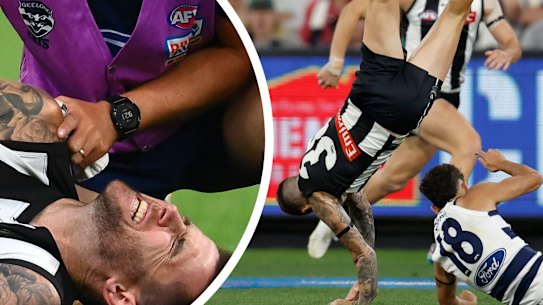 Jeremy Howe suffered a serious arm injury.