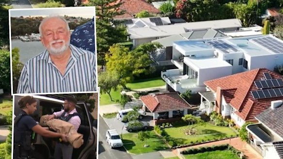 Killer Mark Bombara, inset, legally owned 13 guns before he carried out a horrific double-murder suicide in Floreat last year.