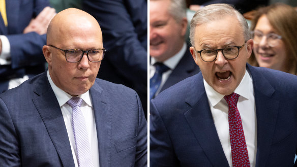 Opposition Leader Peter Dutton and Prime Minister Anthony Albanese.