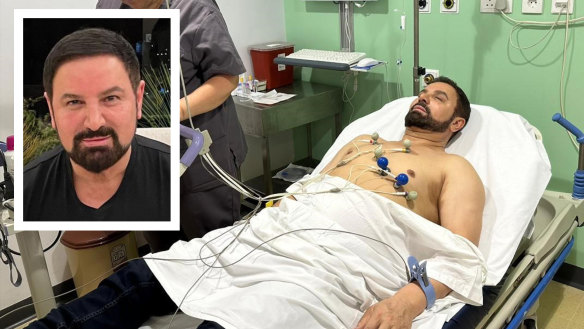 Jean Nassif has submitted a photograph of himself in a Lebanese hospital as proof of a medical ailment preventing him returning to Australia.   