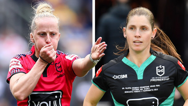 Kasey Badger was told she would never referee in the NRL. On Sunday, she proves them wrong