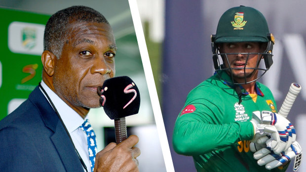 ‘Benefit of the doubt’: Holding sceptical of de Kock’s apology on knee