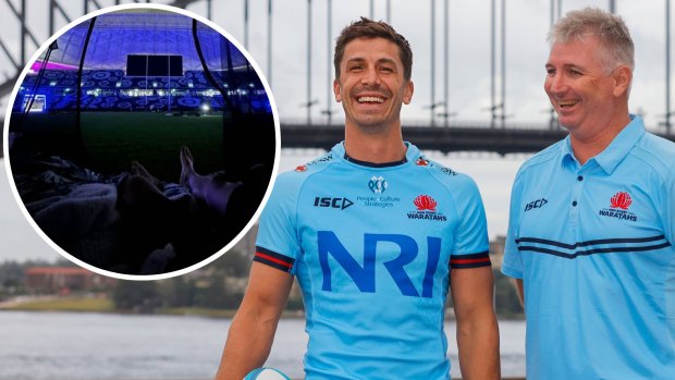 Field of dreams: Why the Waratahs slept in the rain at Allianz Stadium