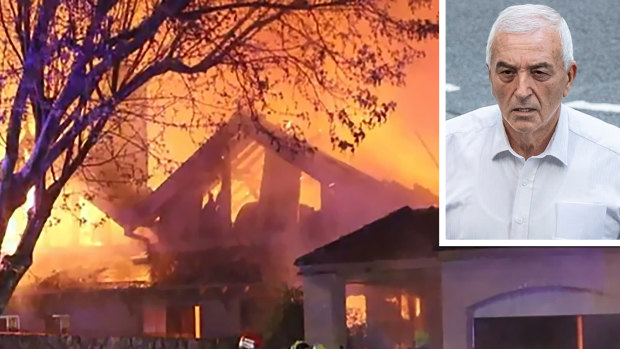 This $24m mansion burnt to the ground. The arsonists almost backed out