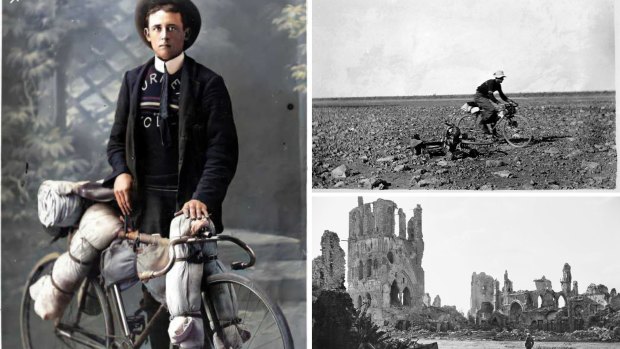 Jack Fahey cycled 3000km to sign up for World War I. In Belgium, he was sent underground