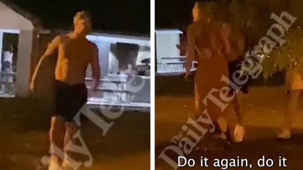 Michael Clarke and Karl Stefanovic caught on video amid public fracas