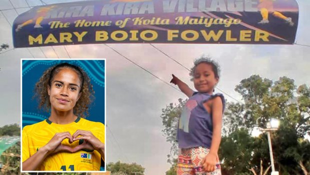 ‘Girl from our tribe’: PNG turns green and gold for Matildas star Mary Fowler