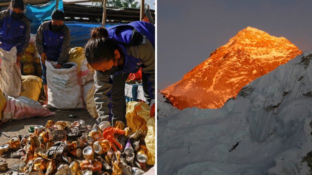 Mount Everest’s highest camp is littered with frozen garbage