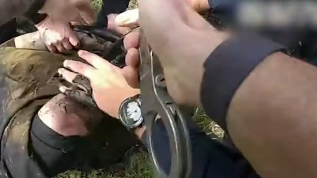 Police arrest Andrew Julian Stewart-Smith after he fled the scene of a fatal hit-and-run.