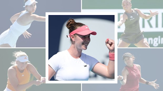 Talia Gibson has defeated Naomi Osaka, Iva Jovic, Clara Tauson and Jasmine Paolini in the past two weeks.