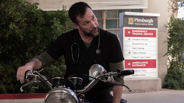 Noah Wyle as Dr Robby in The Pitt.
