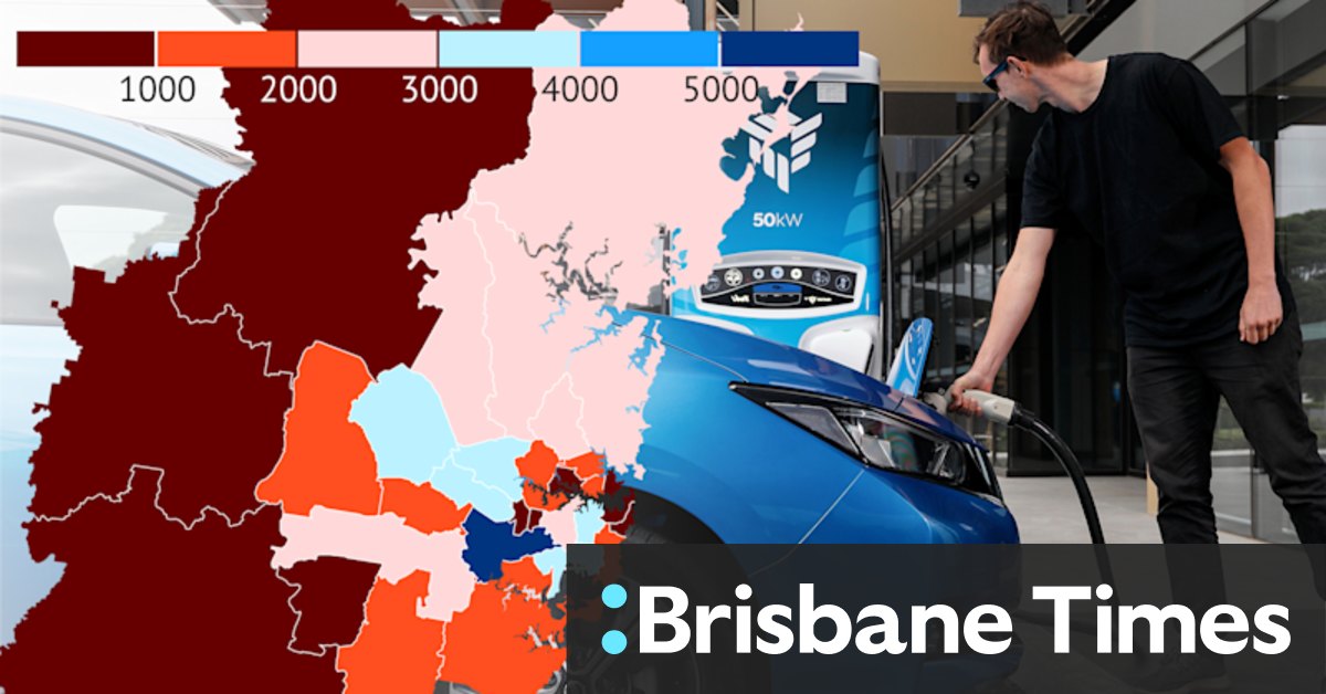 'It's no longer a rich man's car': Where electric car ownership is surging in Sydney - Vimarsana News