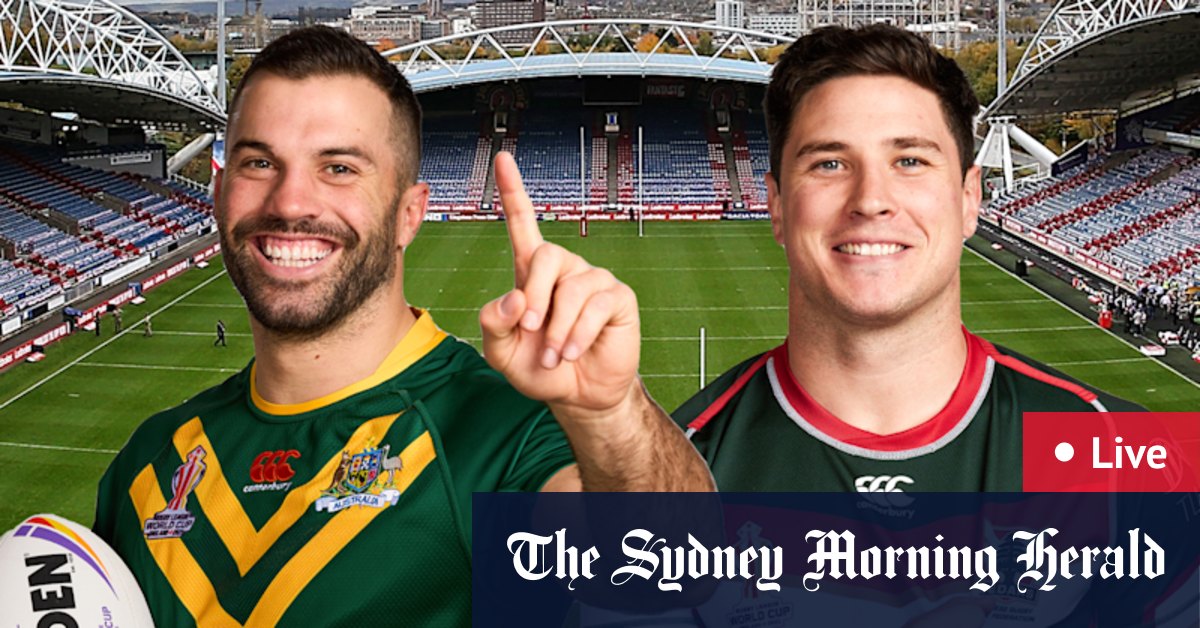 Rugby League World Cup LIVE updates: Australia v Lebanon scores, time, odds, how to watch - Vimarsana News