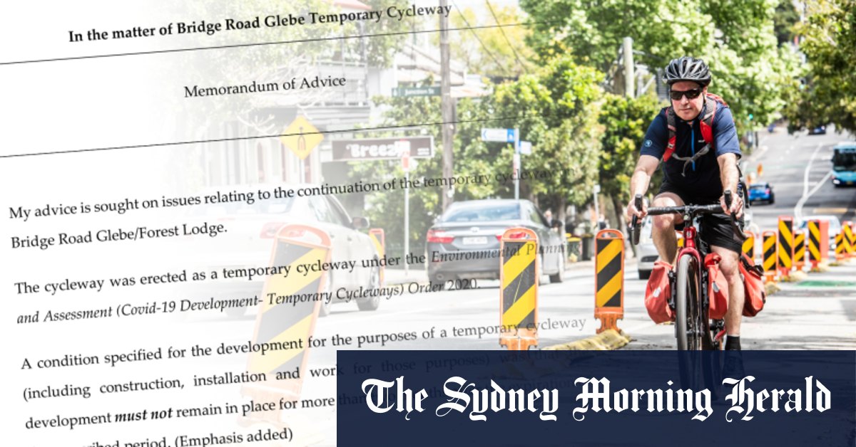 Sydney’s pop-up cycleways ‘unlawful’ but government says they’re here to stay