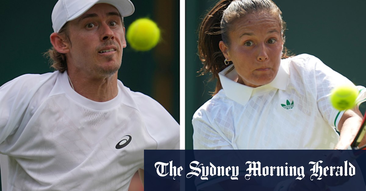 De Minaur roars into second round as Kasatkina powers through pre-match vomit