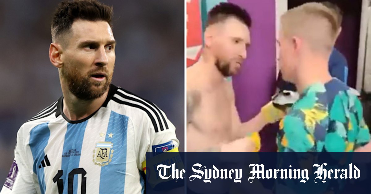 FIFA World Cup 2022: Socceroo Cammy Devlin swaps shirts with Lionel Messi - Vimarsana News