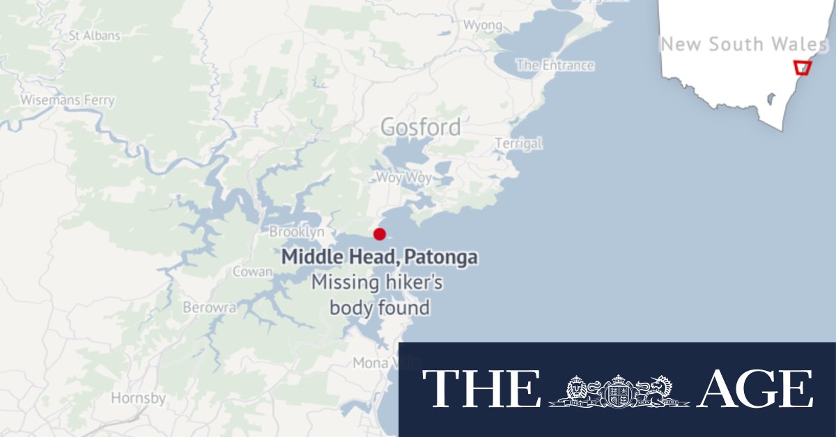 Middle Head, Patonga: missing bushwalker's body found on Central Coast - Vimarsana News