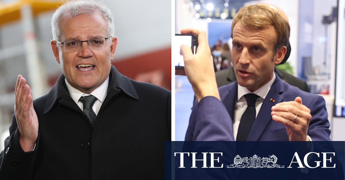 COP26 Glasgow summit: Scott Morrison points to texts as he hits back at Emmanuel Macron over nuclear submarine row - Vimarsana News