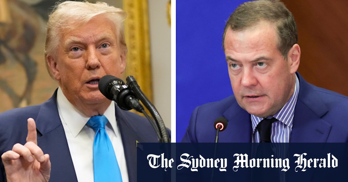 Trump orders US nuclear subs repositioned over statements from former Russian leader