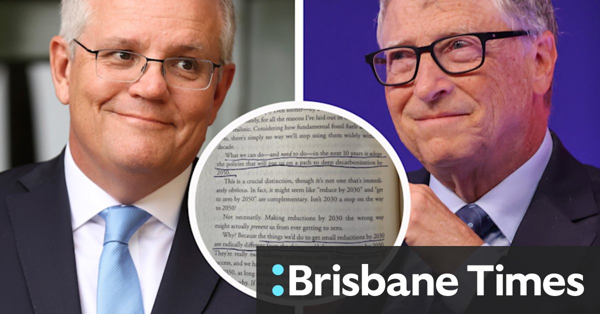 COP26 Glasgow summit: How billionaire Bill Gates' book on climate change convinced Scott Morrison on net zero - Vimarsana News