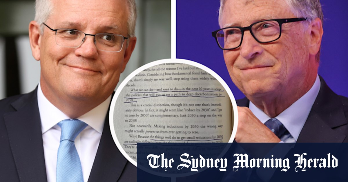 COP26 Glasgow summit: How billionaire Bill Gates' book on climate change convinced Scott Morrison on net zero - Vimarsana News