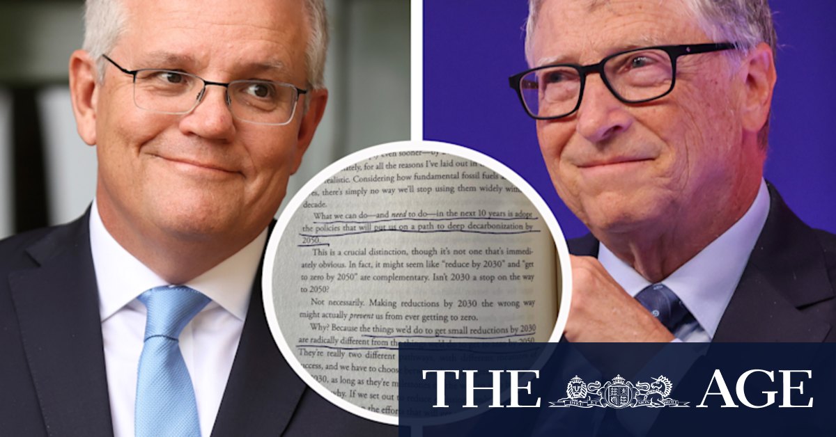 COP26 Glasgow summit: How billionaire Bill Gates' book on climate change convinced Scott Morrison on net zero - Vimarsana News