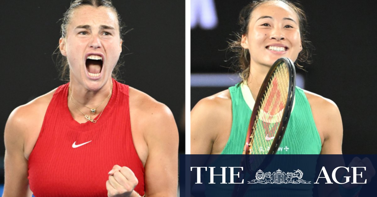 Sabalenka dominates Zheng, repeat as Australian Open women's singles champ  - Yahoo Sports
