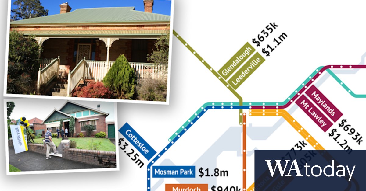 WA property: Where Perth home buyers can save by moving one train stop - Vimarsana News
