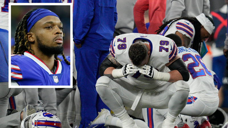 Monday Night Football game temporarily suspended after Bills