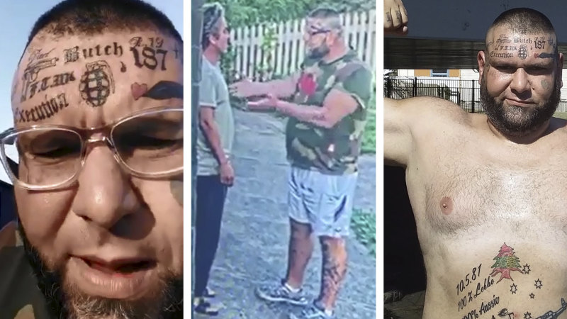 Tattooed Man Filmed Shouting Outside John Ibrahim S Home Arrested