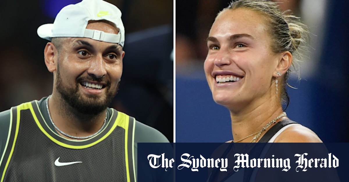 ‘She’s not going to beat me’: Kyrgios and Sabalenka to play in Battle of the Sexes
